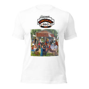 Lewis Smokin' BBQ 2023 | White | Unisex | 3X & Up