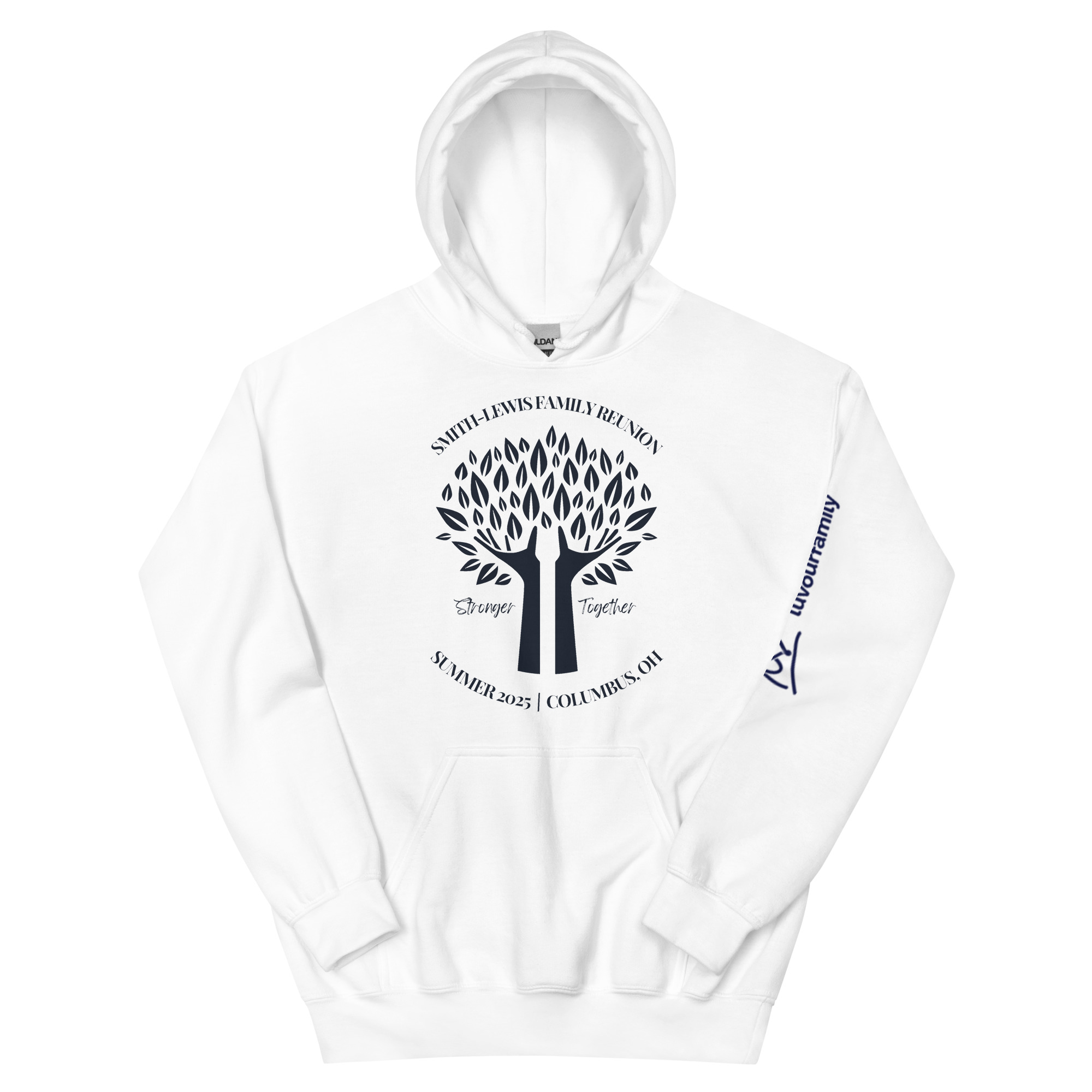 Smith-Lewis Reunion 2025 Hoodie White