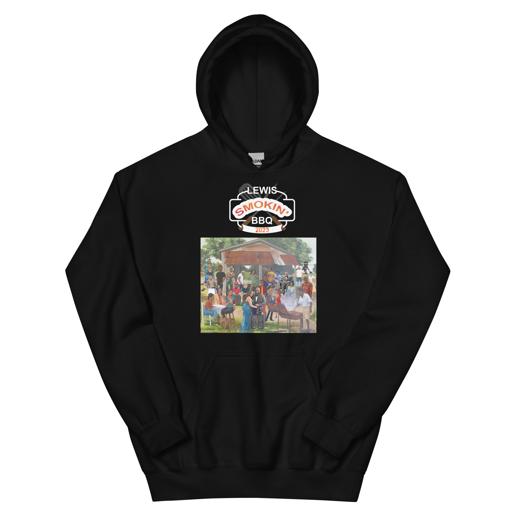 Lewis Smokin' BBQ 2023 - Hoodie | Black | Unisex