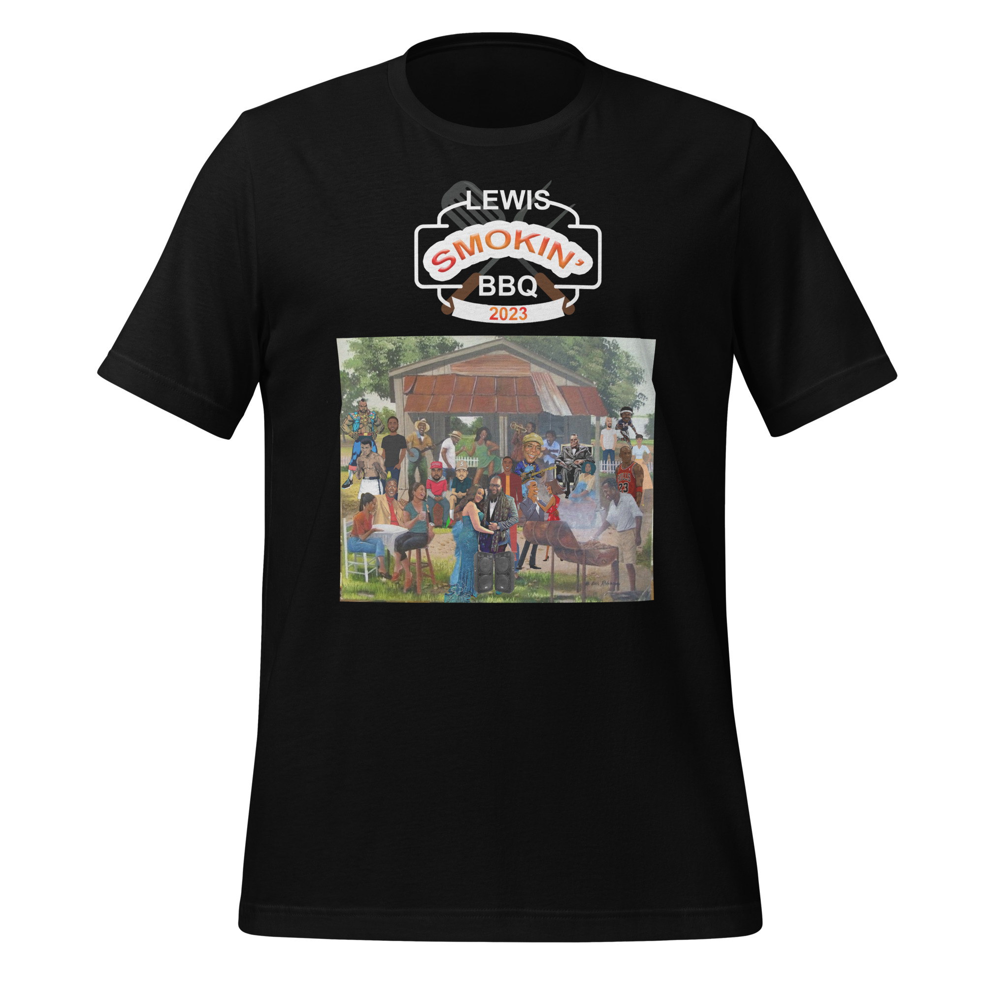 Lewis Smokin' BBQ 2023 - T-Shirt | Black | Youth - Adult |
