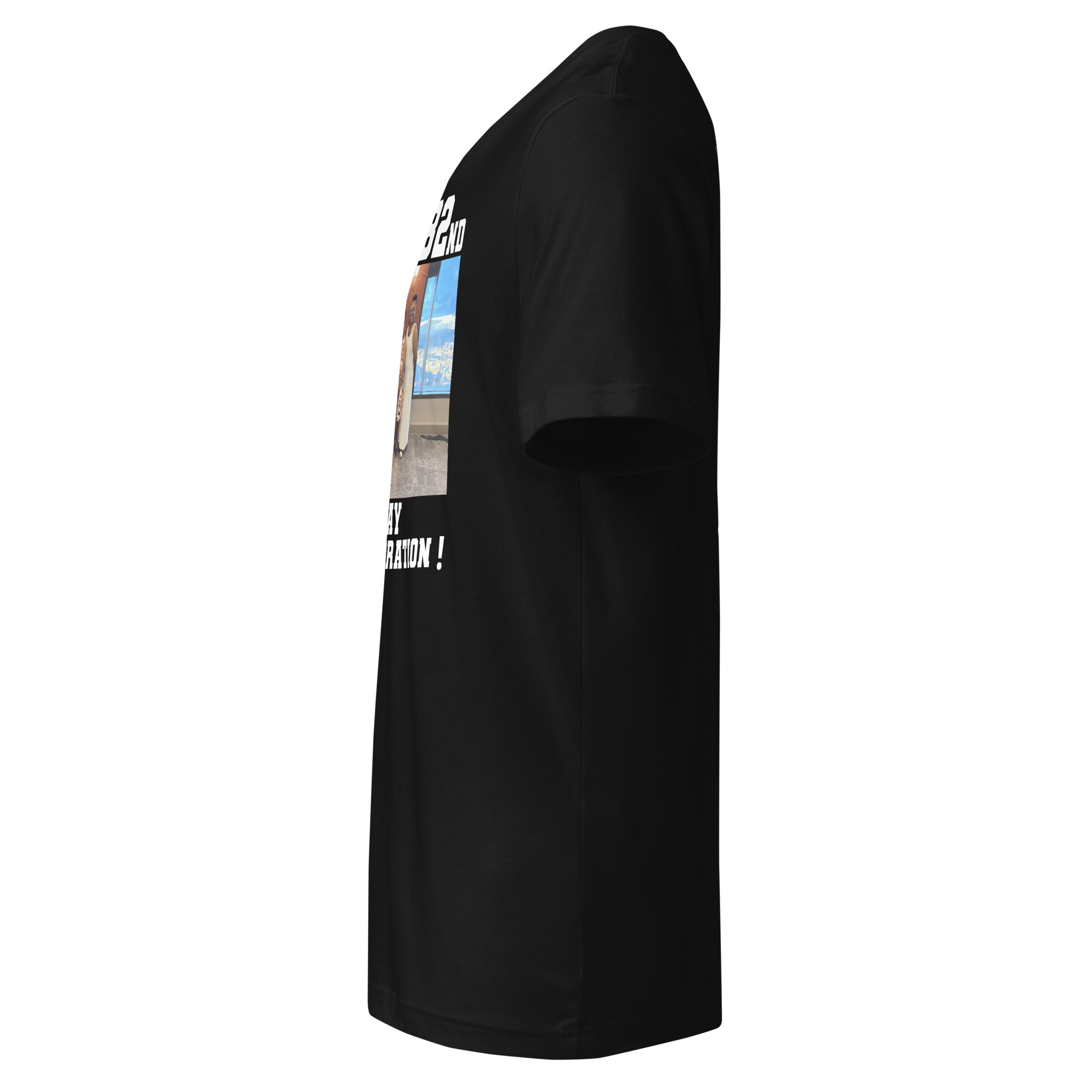 HAPPY 82ND BIRTHDAY CELEBRATION – SIBLINGS | V-NECK | BLACK - Image 4