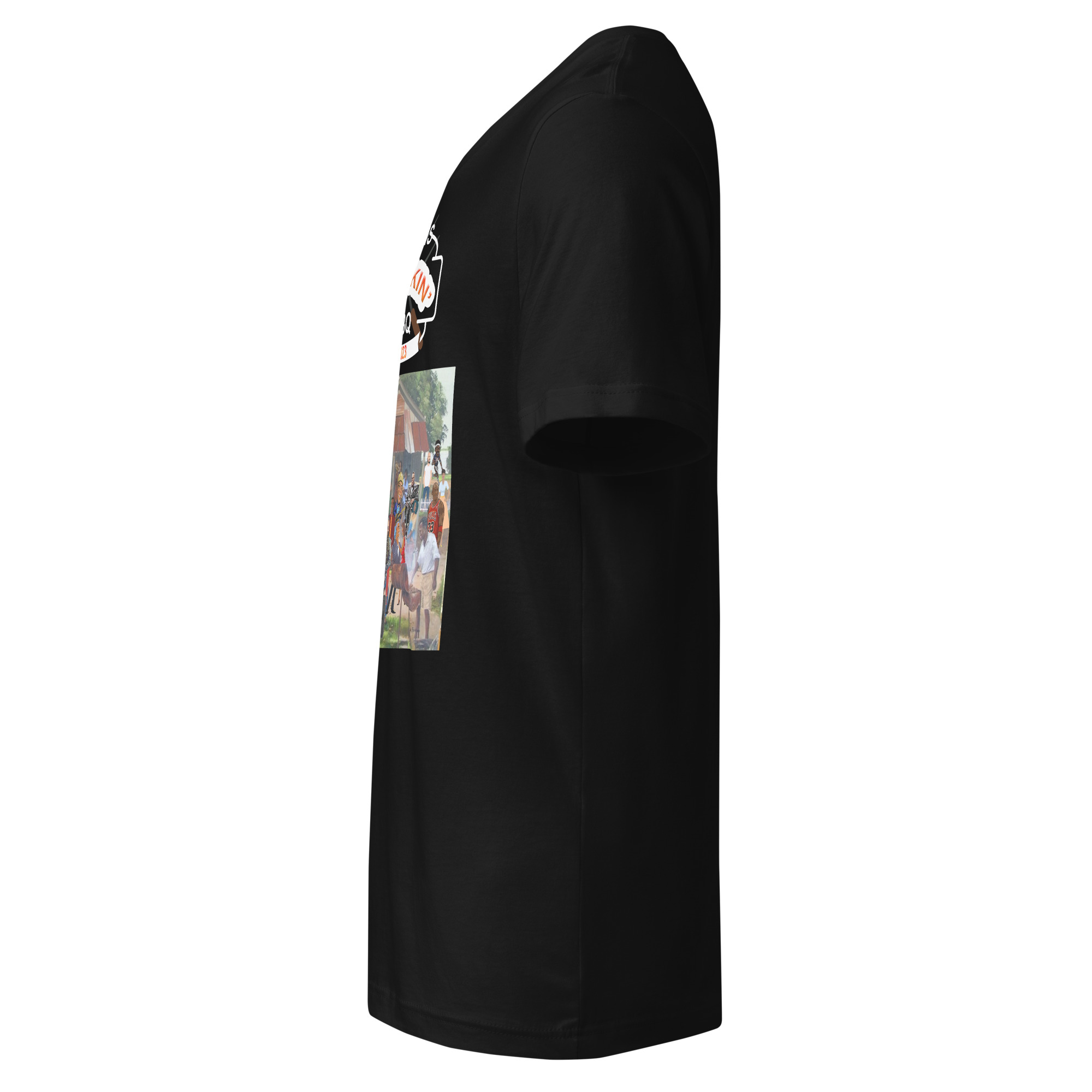 Lewis Smokin BBQ 2023 - V-Neck | Black | Womens - Image 4