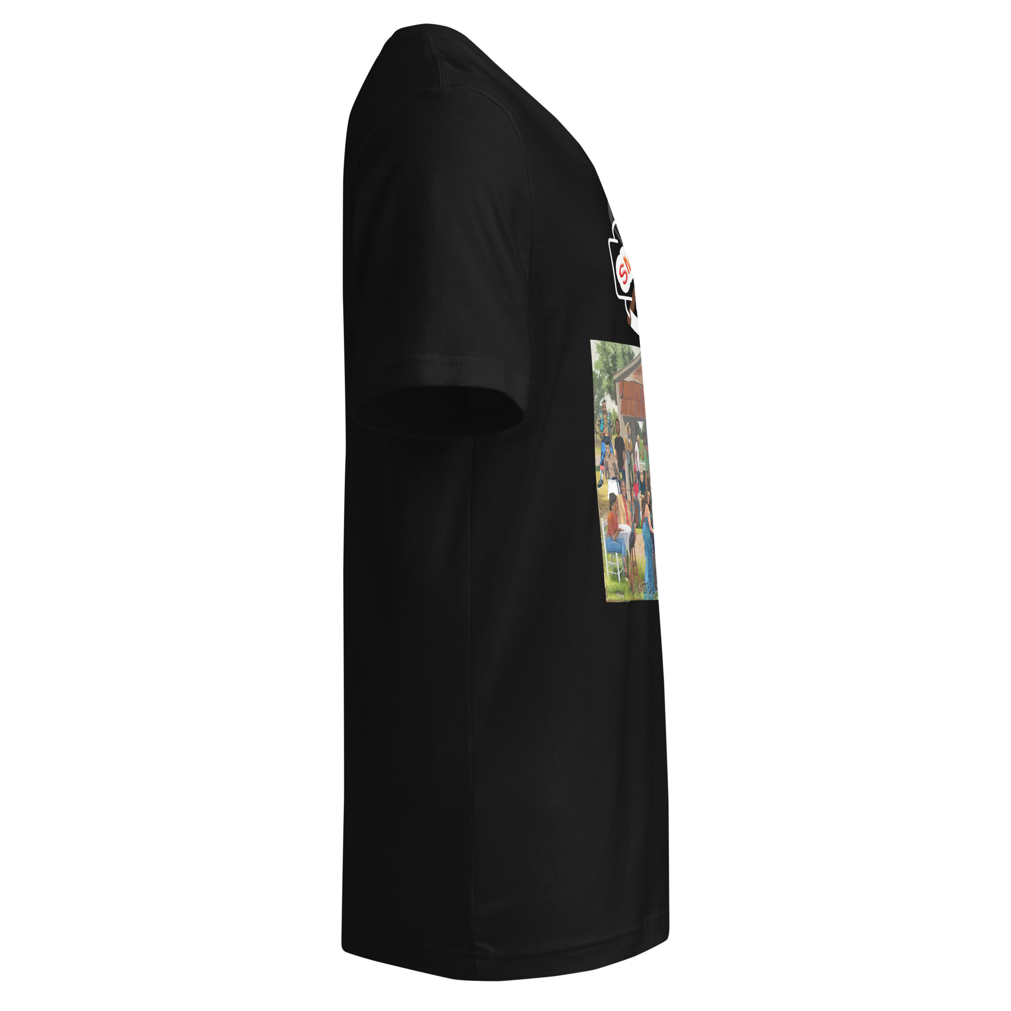 Lewis Smokin BBQ 2023 - V-Neck | Black | Womens - Image 5