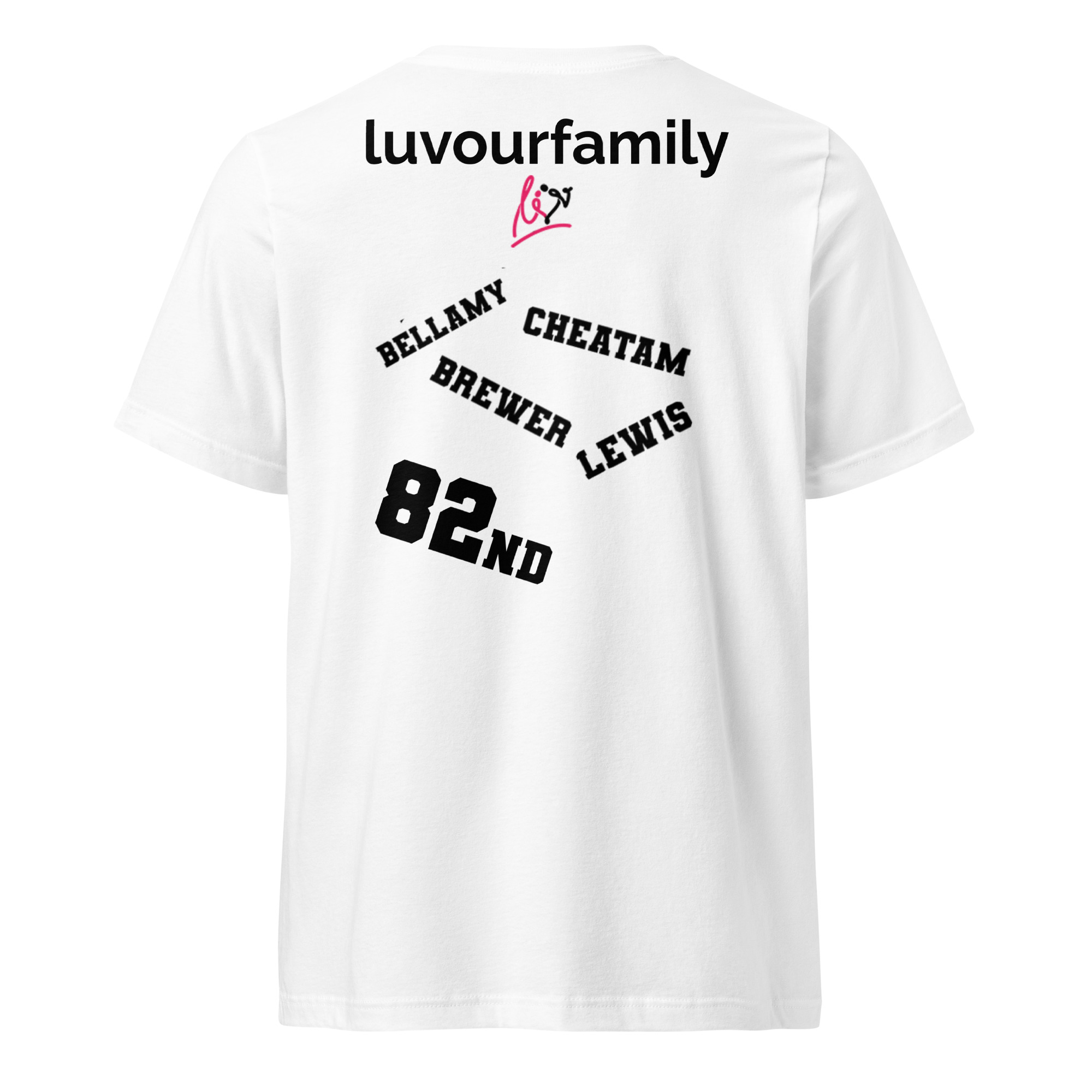 HAPPY 82ND BIRTHDAY CELEBRATION | UNISEX | V-NECK | WHITE - Image 6