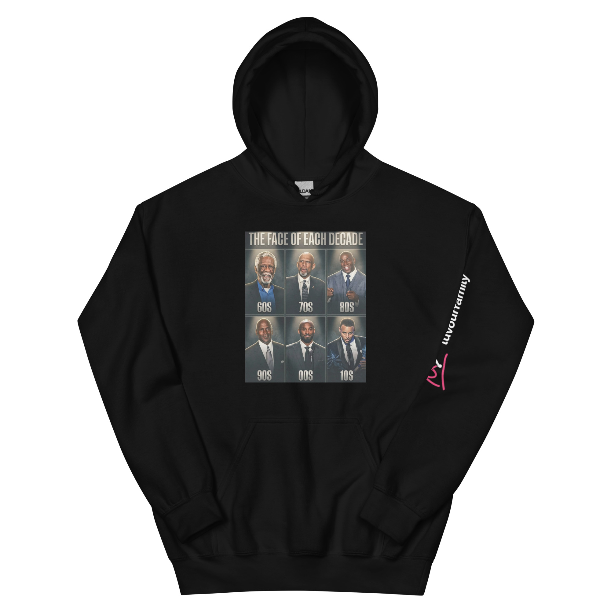 NBA GOAT Decades Hoodie – Black