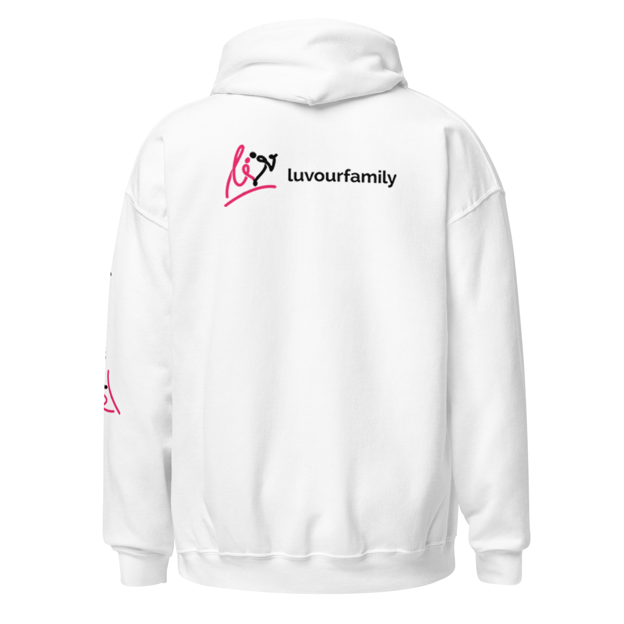 BLM Hoodie (White) - Unisex - Image 2