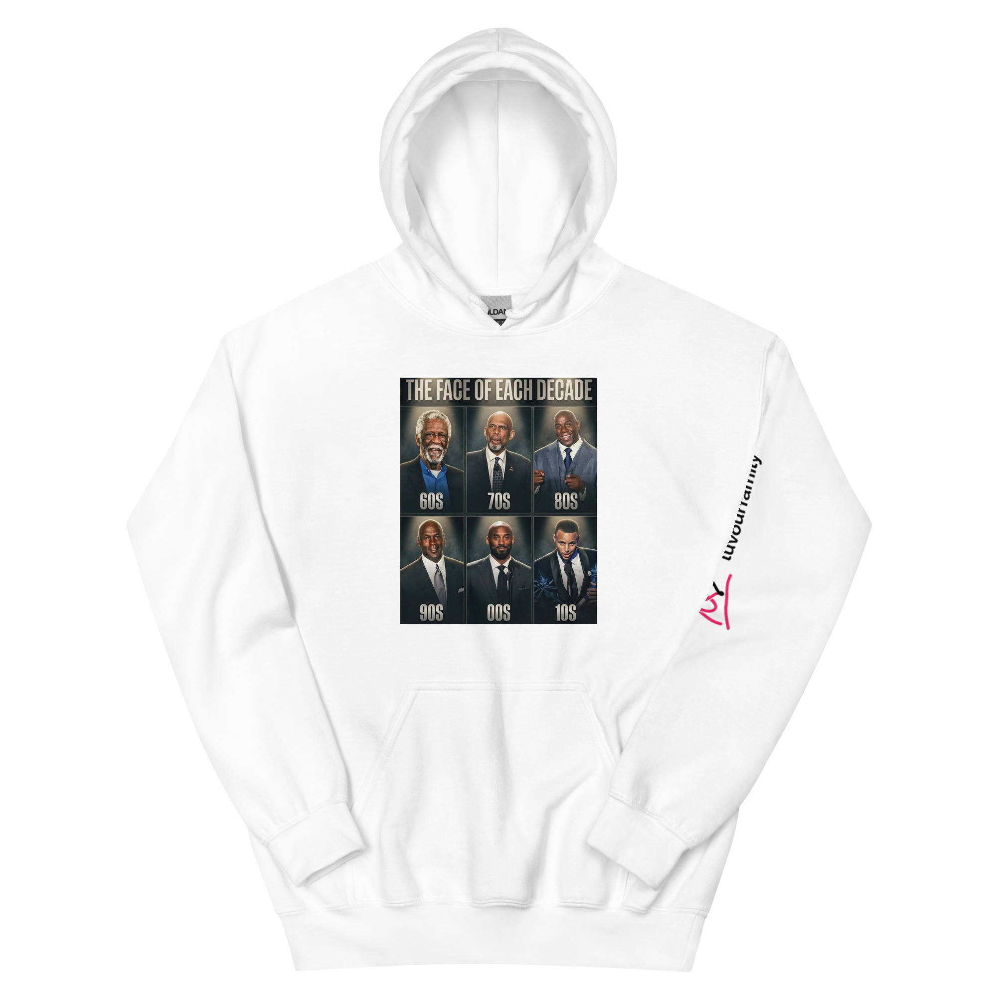 NBA GOAT Decades Hoodie - White