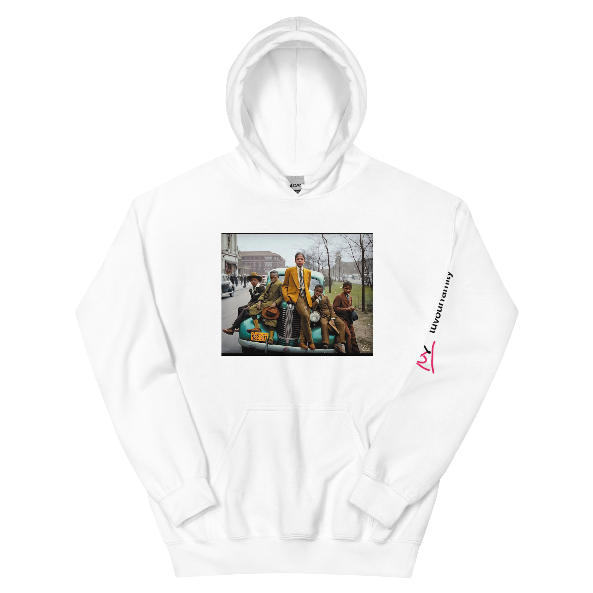 Straight Outta Town Hoodie - White