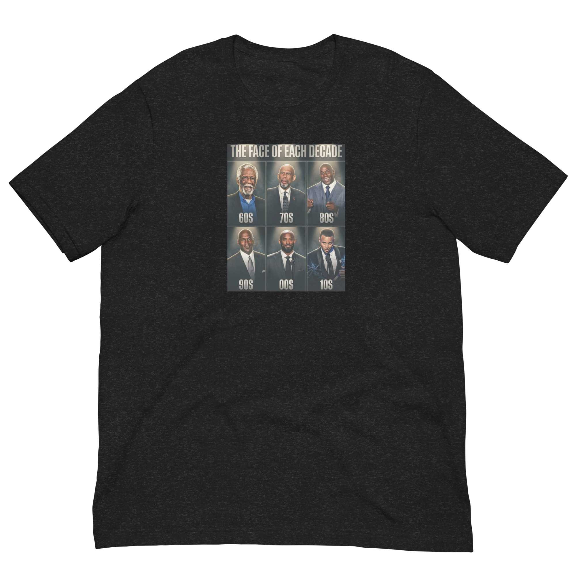 NBA GOAT Decades T-Shirt – Black