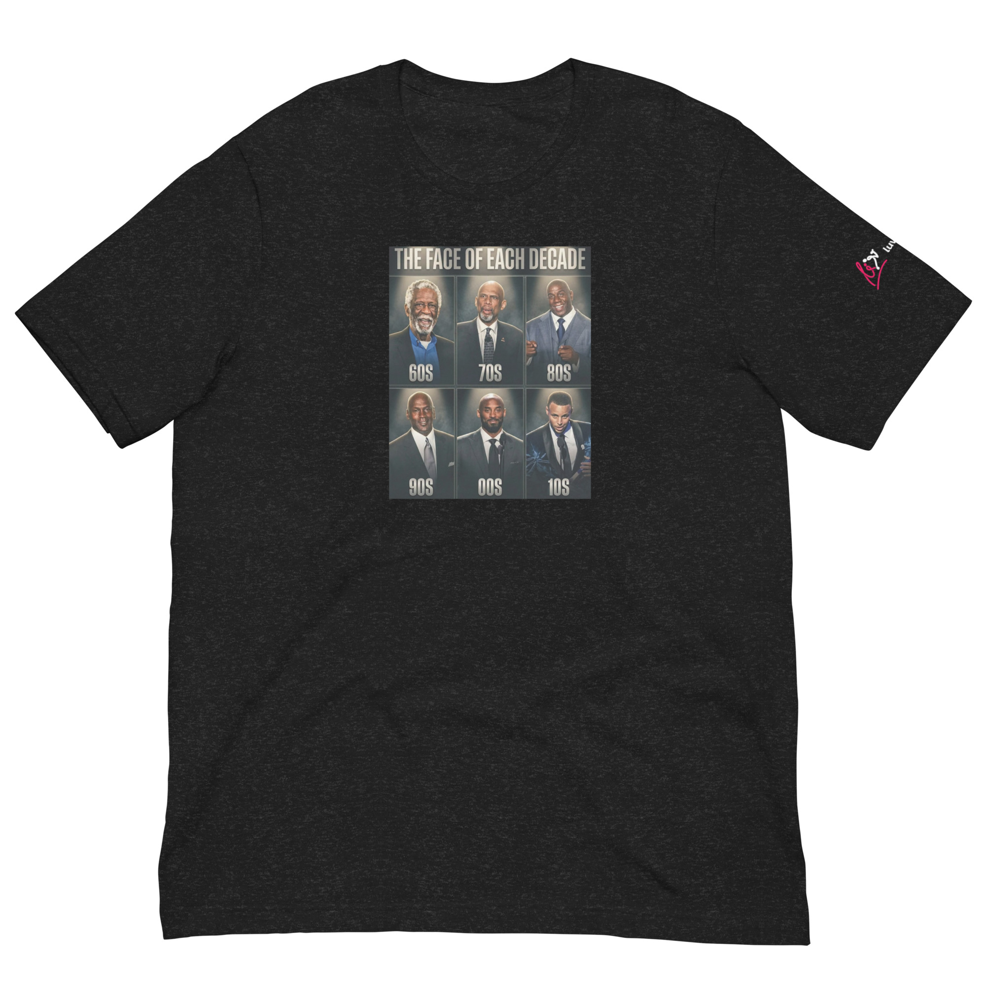 NBA GOAT Decades T-Shirt – Black