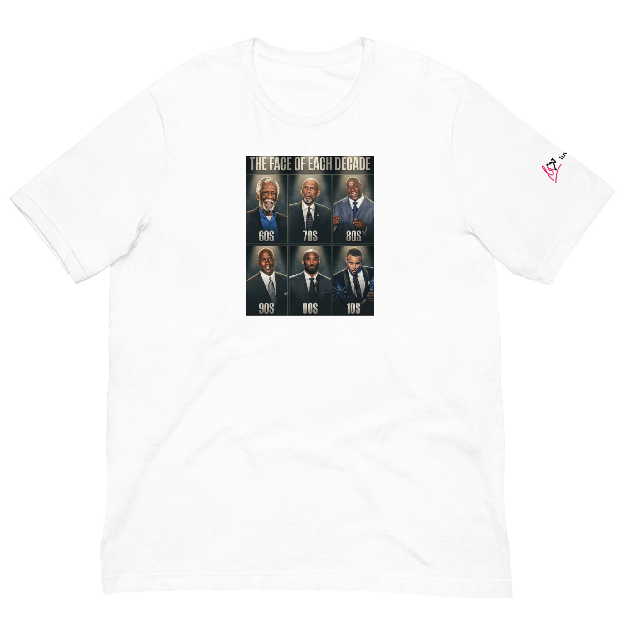 NBA GOAT Decades T-Shirt – White