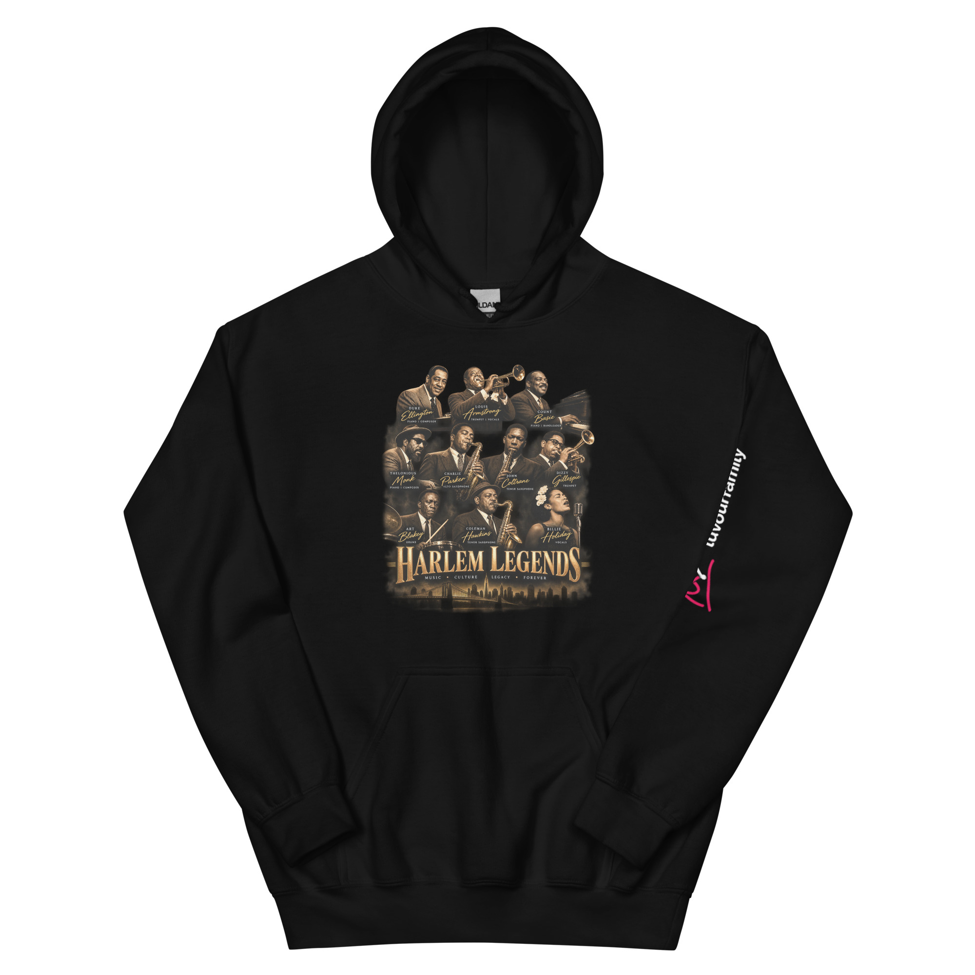 Harlem Legends Hoodie - Black