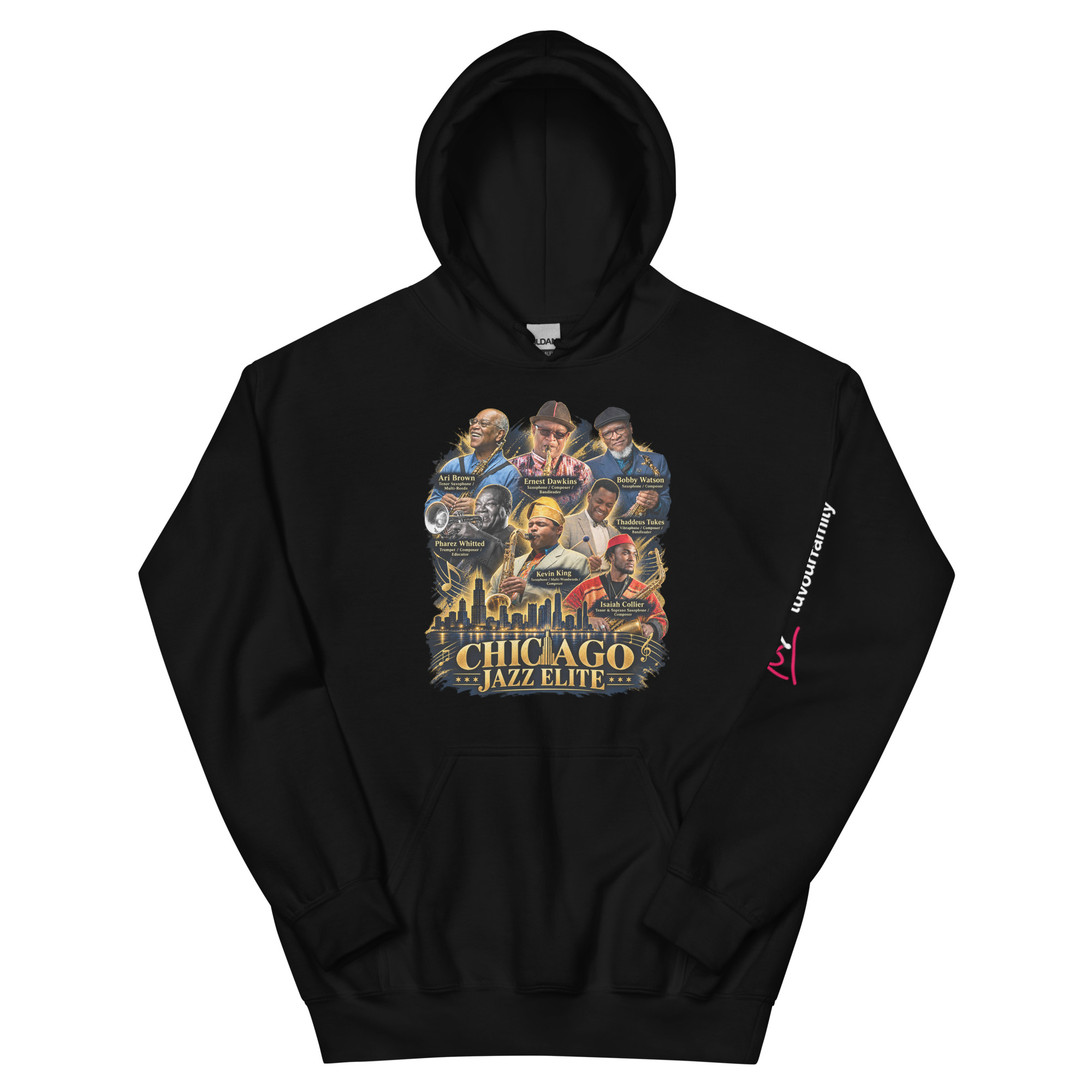 Chicago Jazz Elite Hoodie - Black