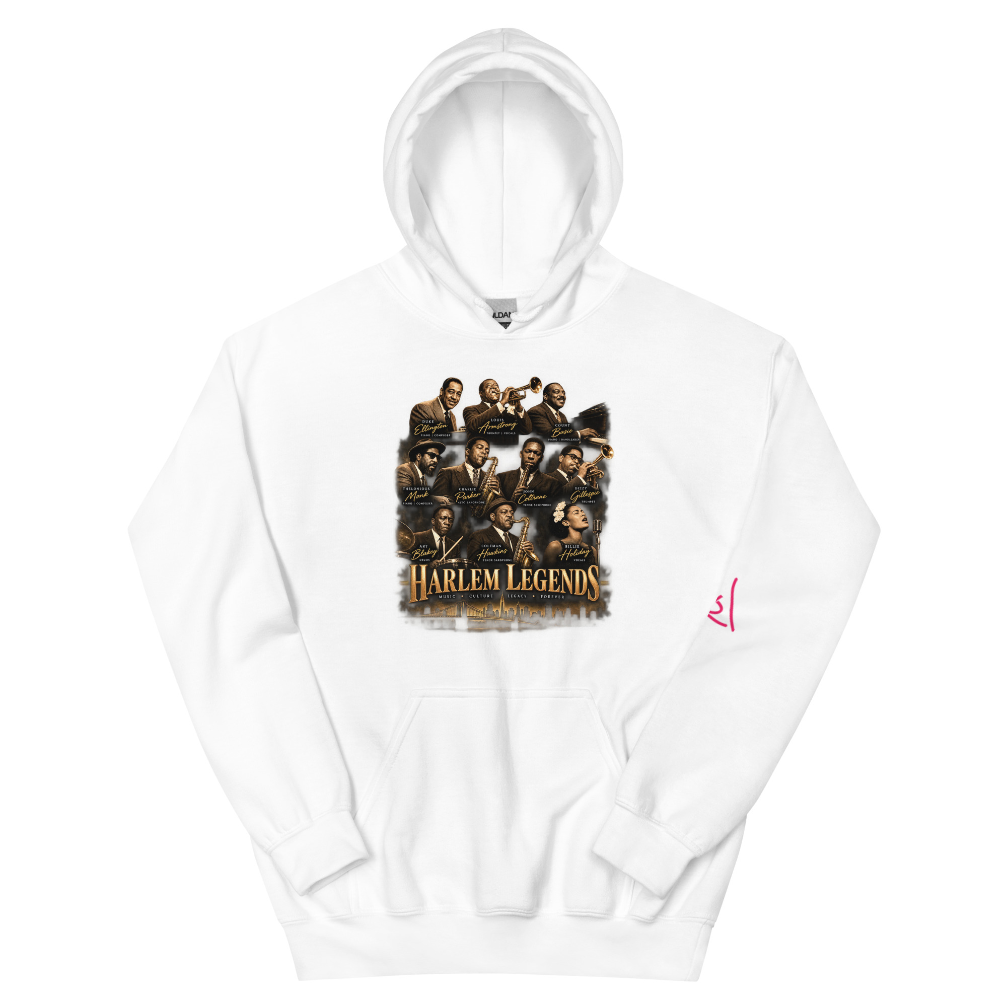 Harlem Legends Hoodie - White