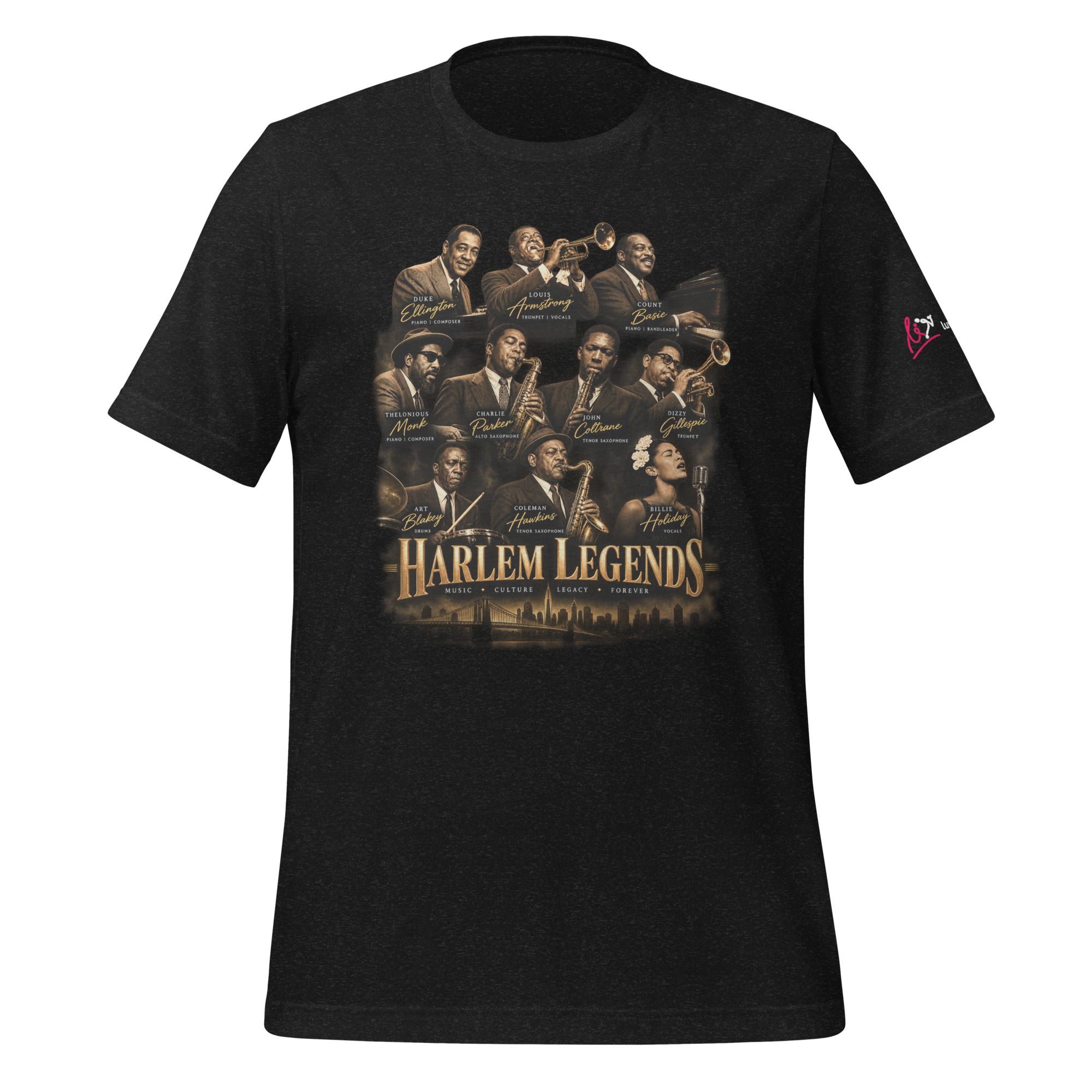 Harlem Legends t-shirt - Black