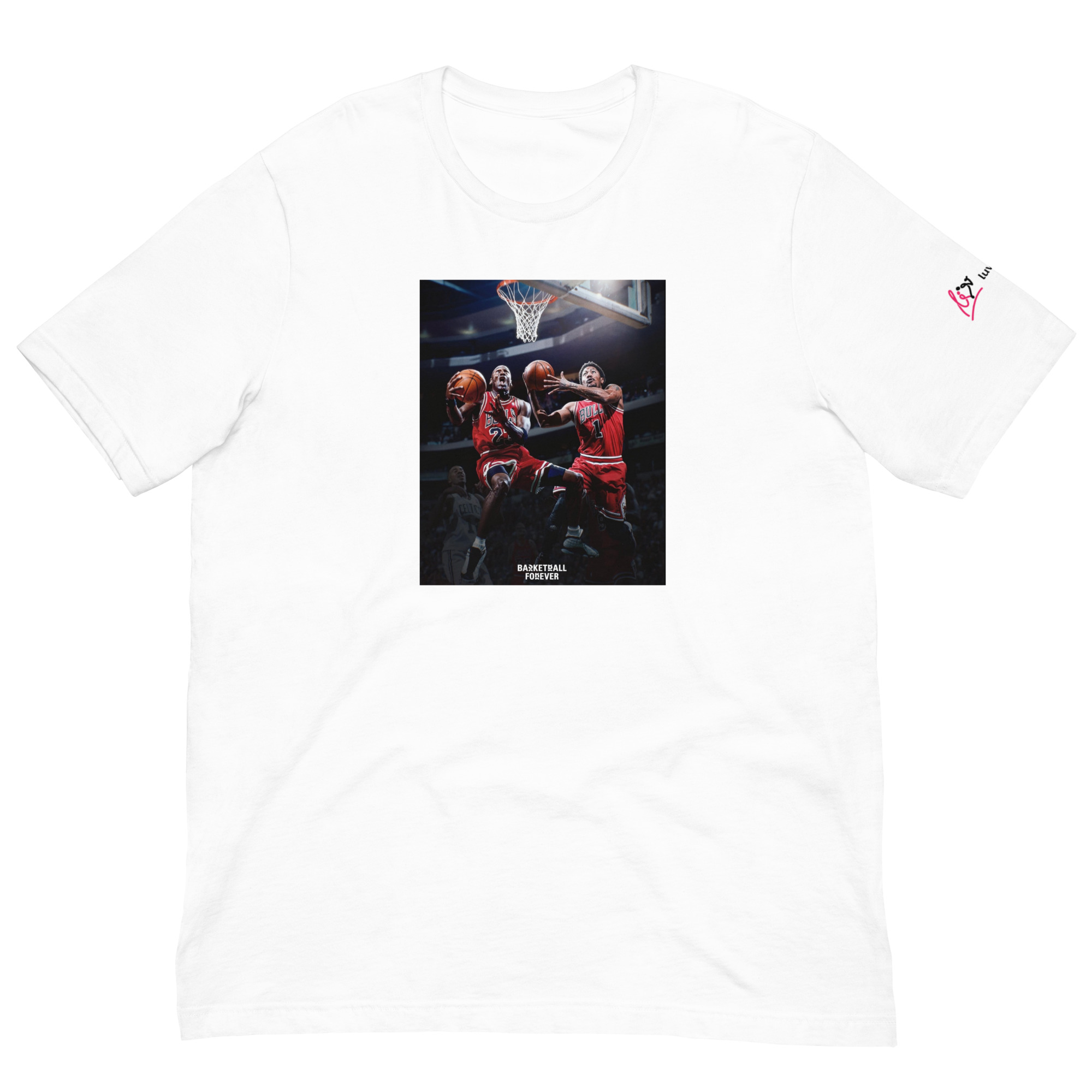 Jordan Rose Chicago GOAT T-Shirt – White