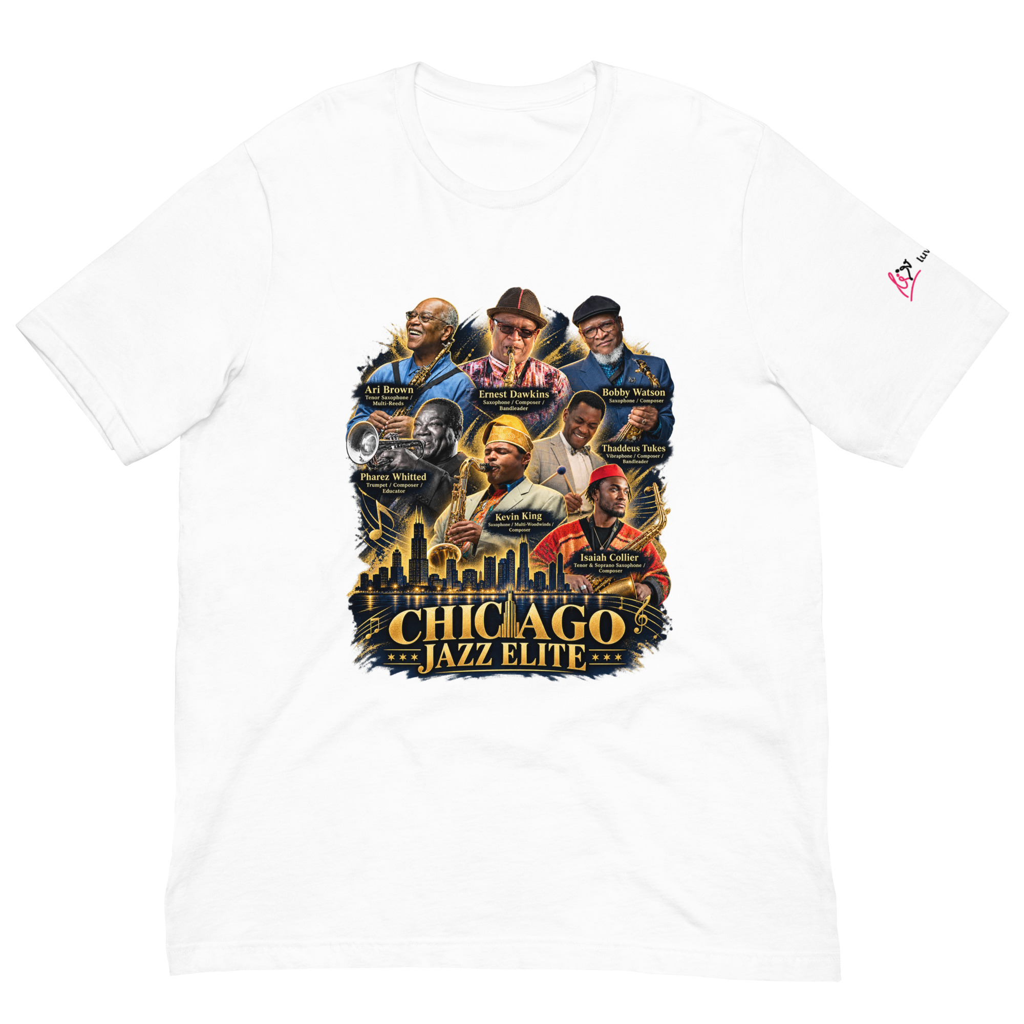 Chicago Jazz Elite t-shirt - White